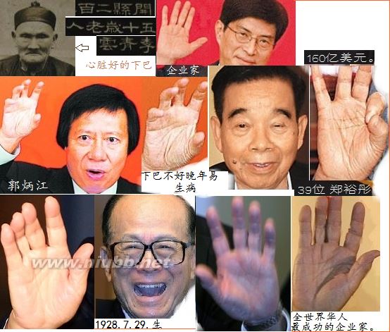 長壽人的手相面相（實(shí)圖）