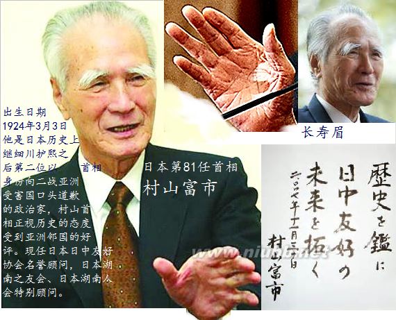 長壽人的手相面相（實(shí)圖）