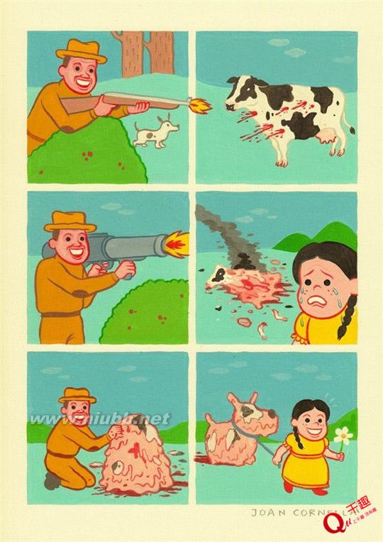 重口味暗黑漫畫，看完覺得我純潔正派的心靈被污染了_暗黑破壞神漫畫